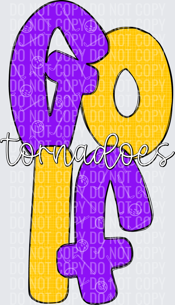 TornadoesPurpleYellowGold-Golf