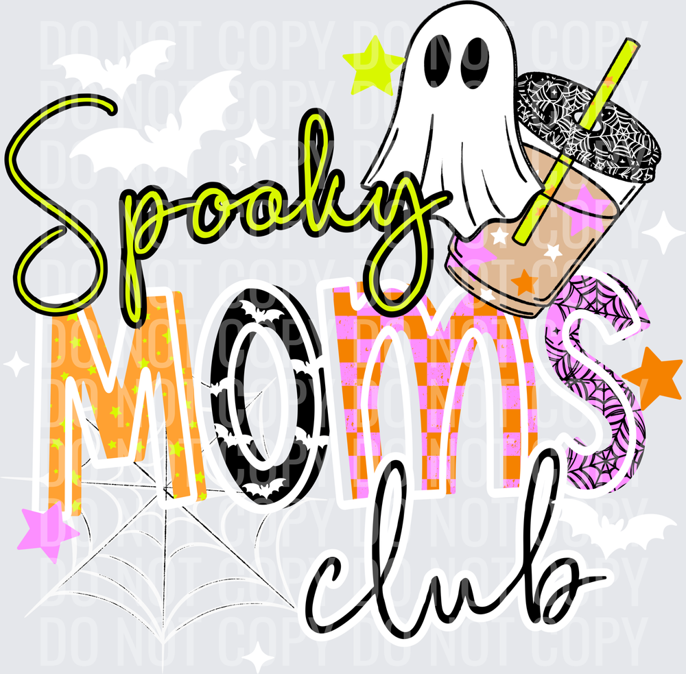 Spooky Moms Club white