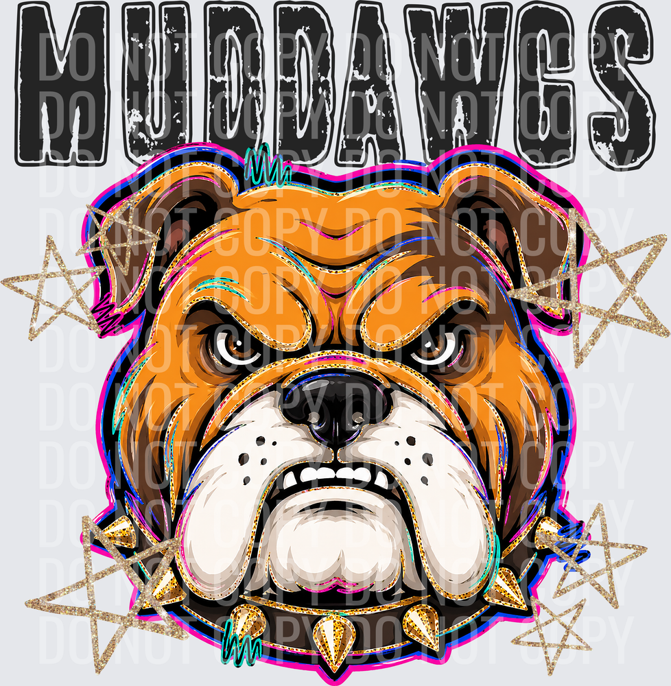 KayndiDesigns 08.26 Grunge Varsity Muddawgs
