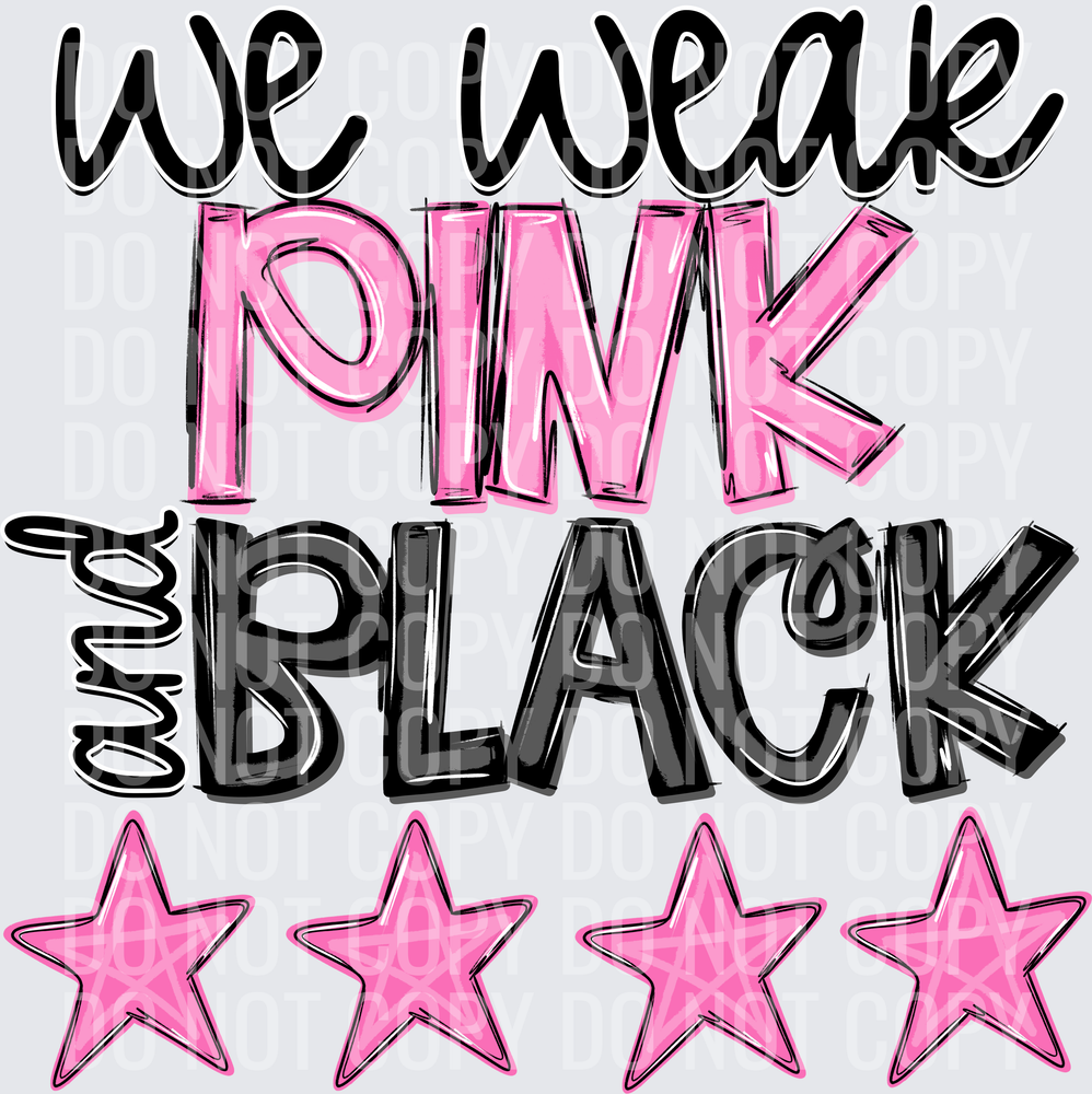pink and black
