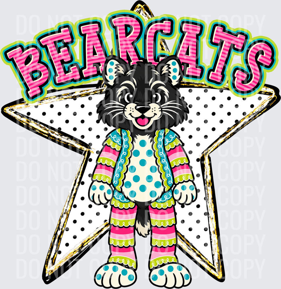 KayndiDesigns 10.26 Pattern Parade Star Bearcats