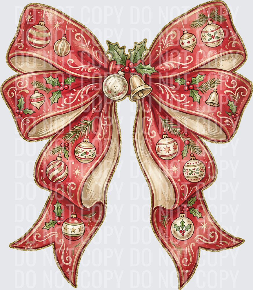 VINTAGE CHRISTMAS BOW
