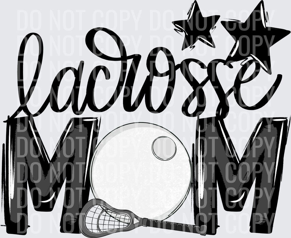 black lacrosse