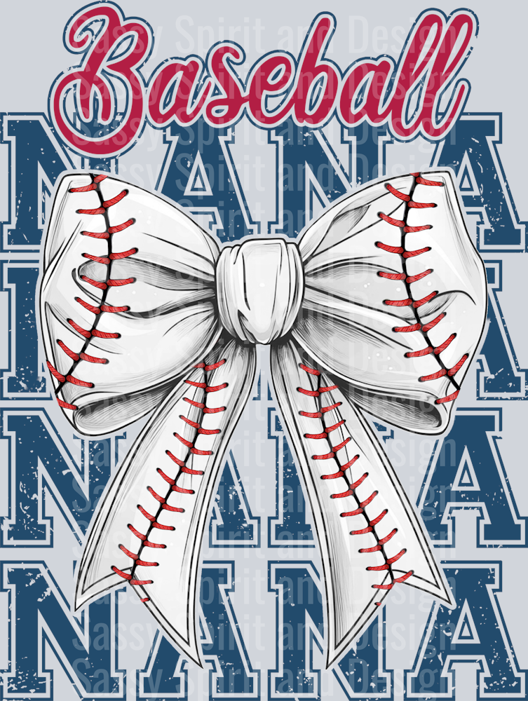 baseball bow nana