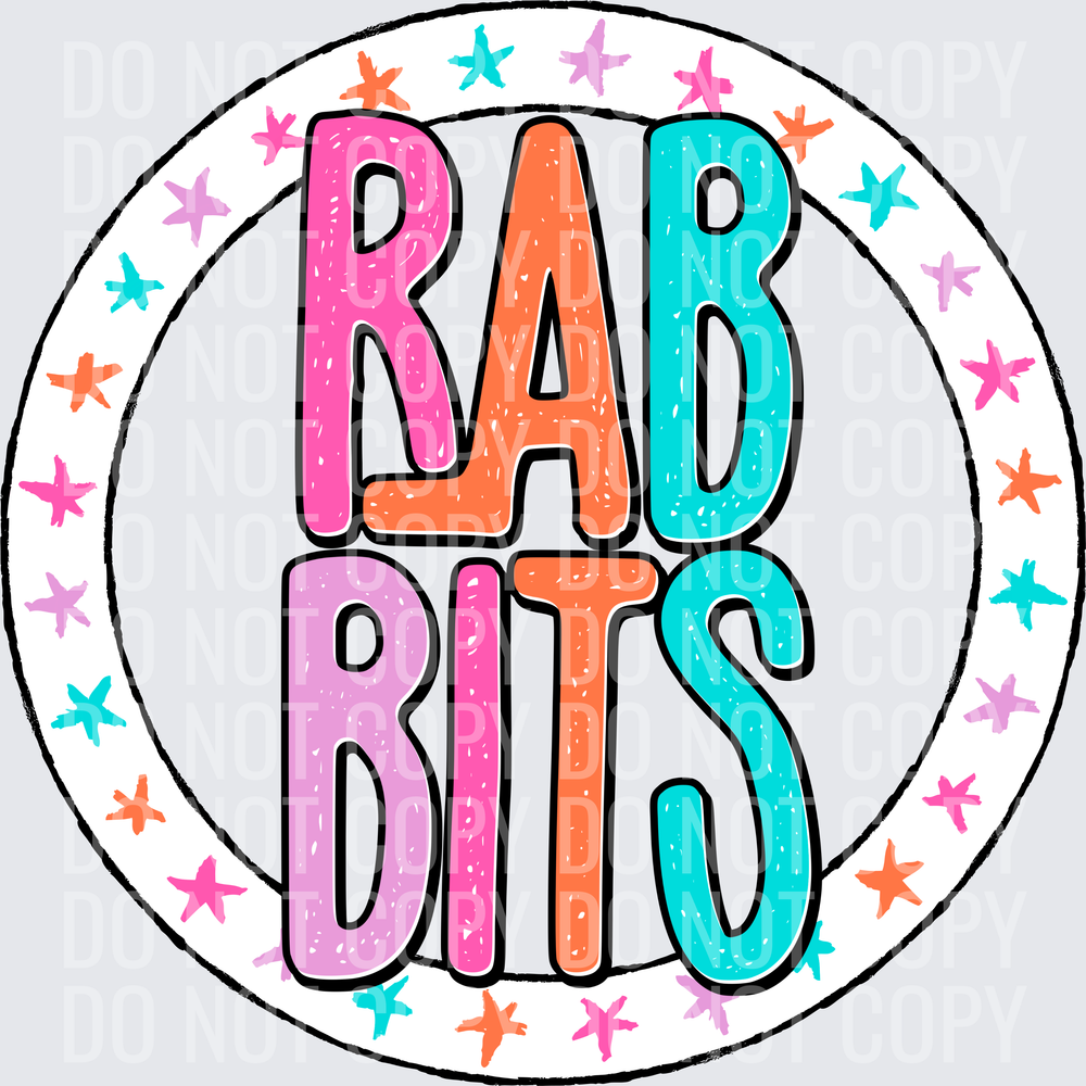 RabbitsStarCircleColorful