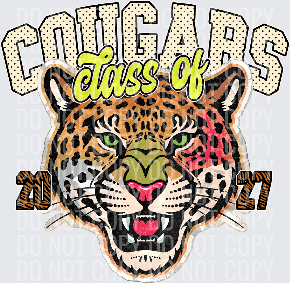 KayndiDesigns 10.26 Class of 2027 Bright Cougars