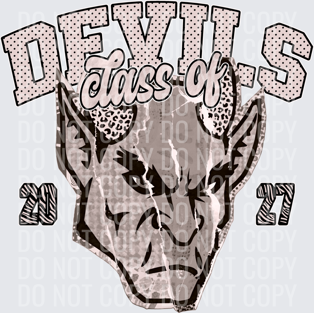 KayndiDesigns 10.26 Class of 2027 Neutral Devils