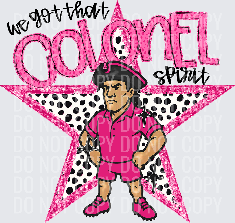 KayndiDesigns 09.26 We Got That Spirit Colonel Pink