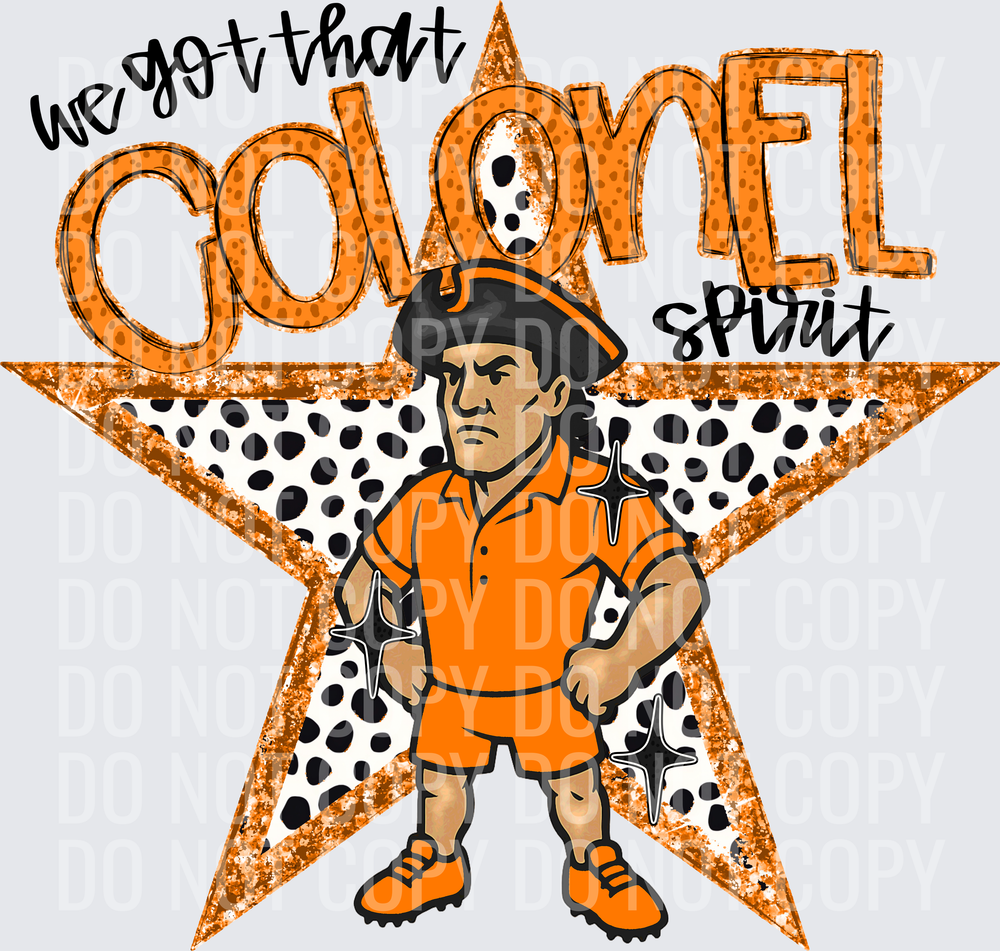 KayndiDesigns 09.26 We Got That Spirit Colonel Orange