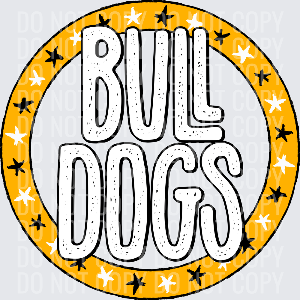 BulldogsStarCircleGoldBlackWhite