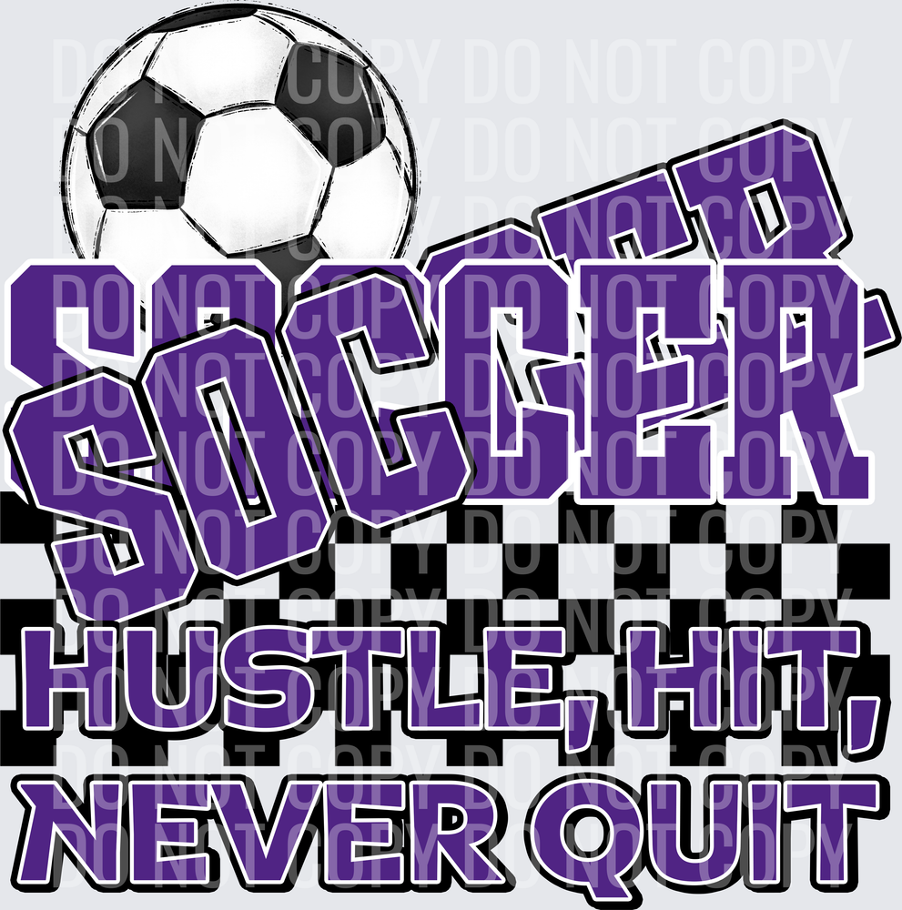 SOCCER PURPLE