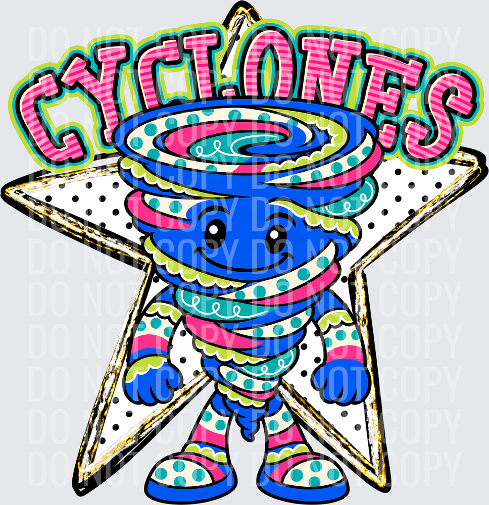 KayndiDesigns 10.26 Pattern Parade Star Cyclones