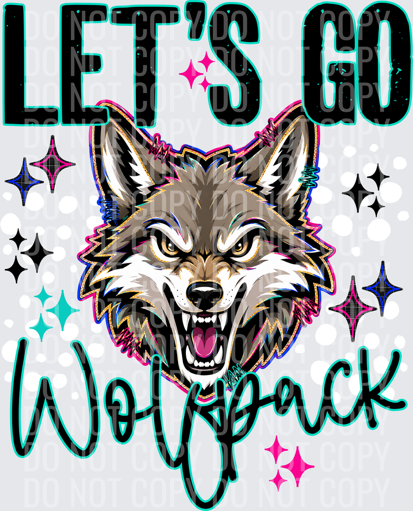 LETS GO MASCOTS WOLFPACK