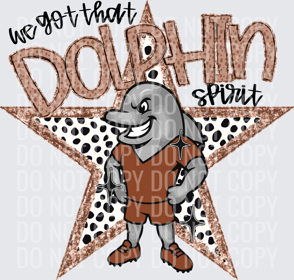 KayndiDesigns 09.26 We Got That Spirit Dolphin Brown
