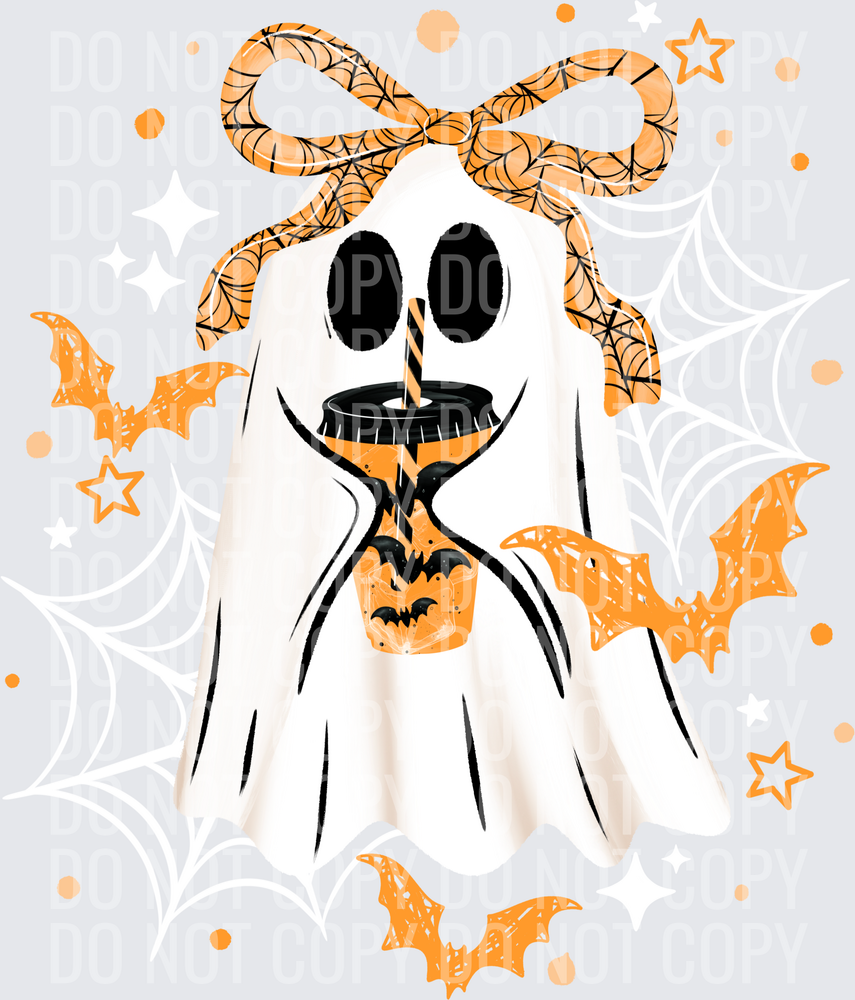 Bat Coffee Ghostie White