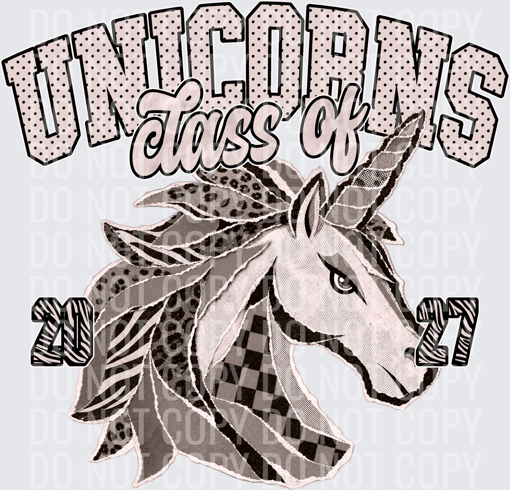 KayndiDesigns 10.26 Class of 2027 Neutral Unicorns