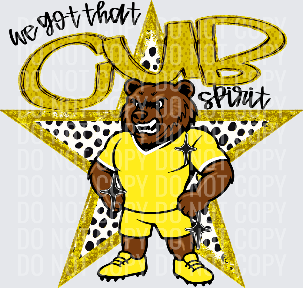 KayndiDesigns 09.26 We Got That Spirit Cub Yellow