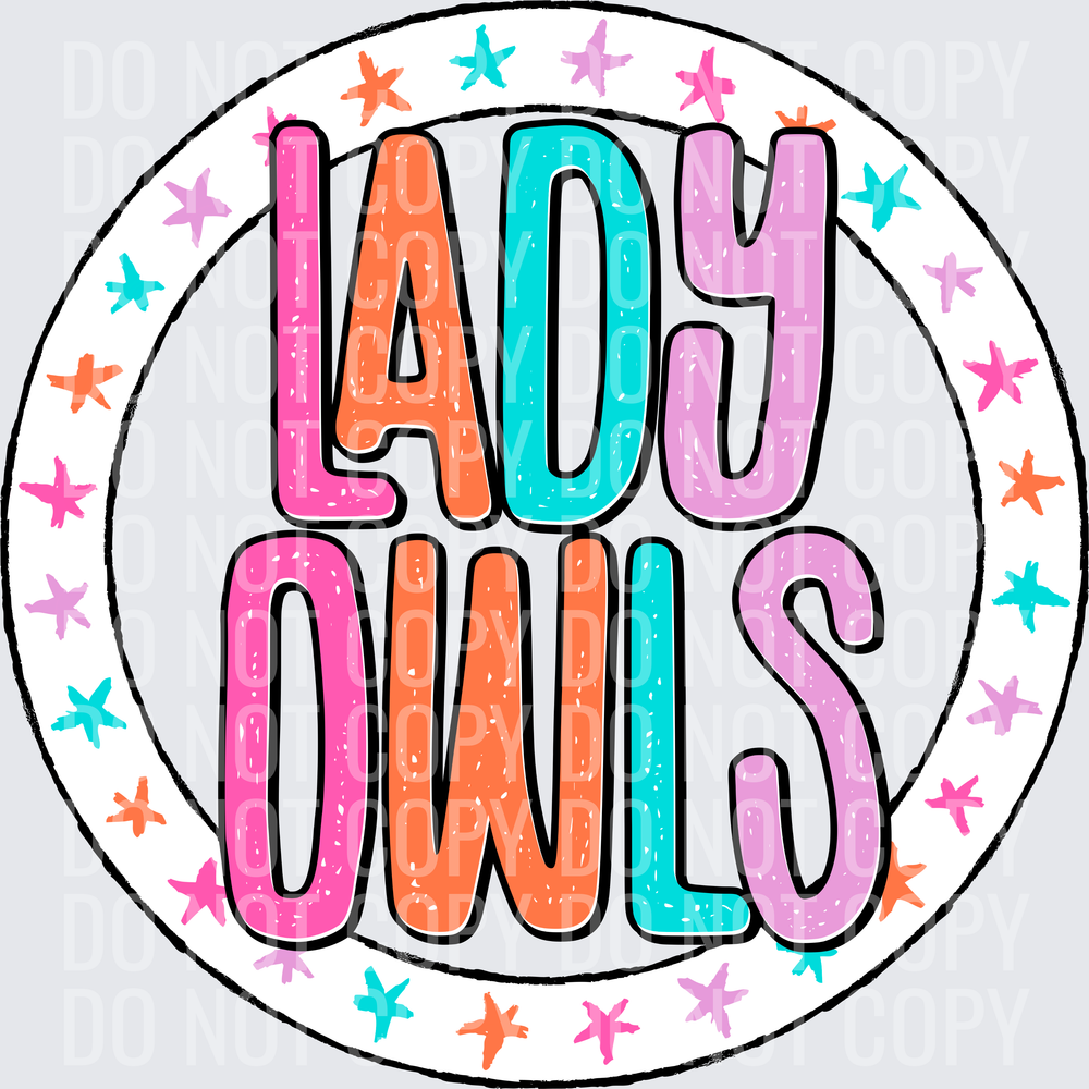 LadyOwlsStarCircleColorful