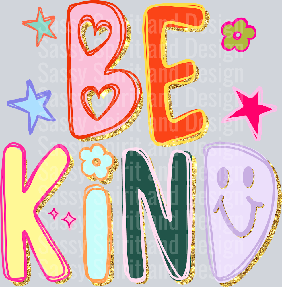be kind glitter