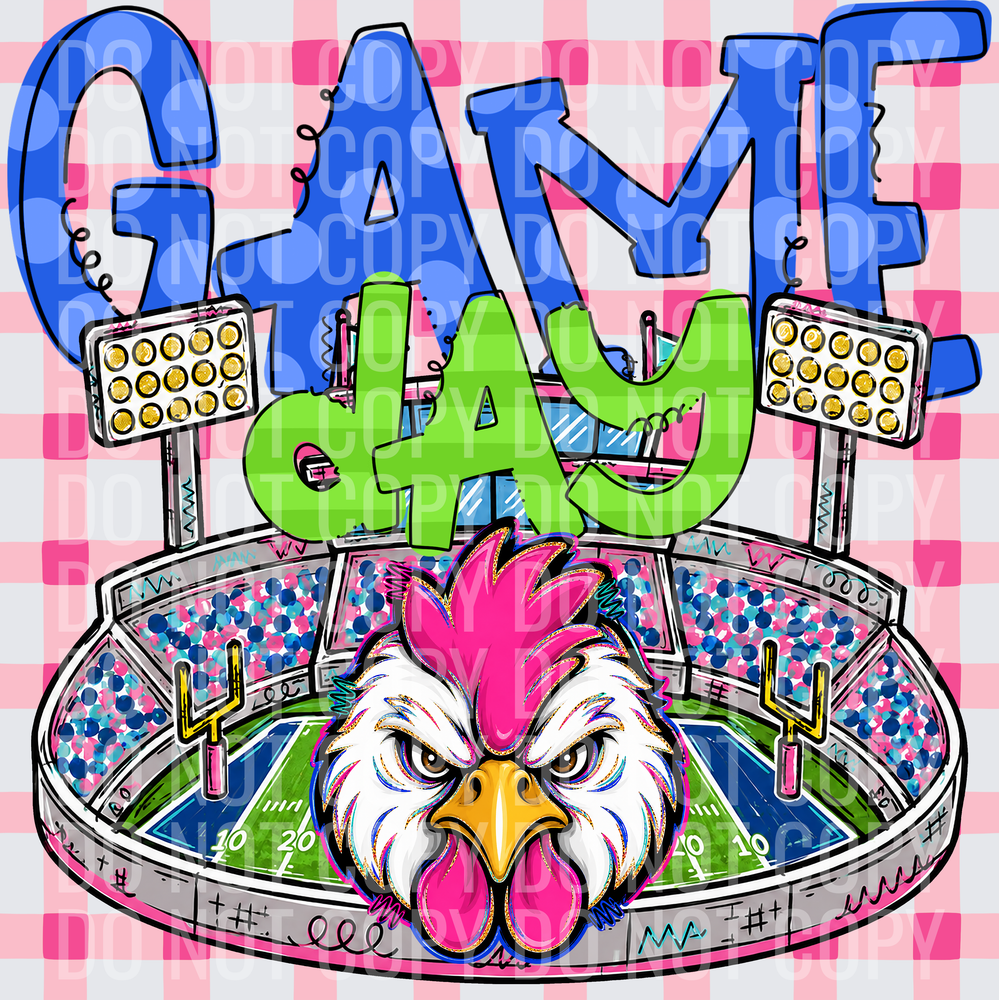 KayndiDesigns 08.26 Game Day Stadium Roosters