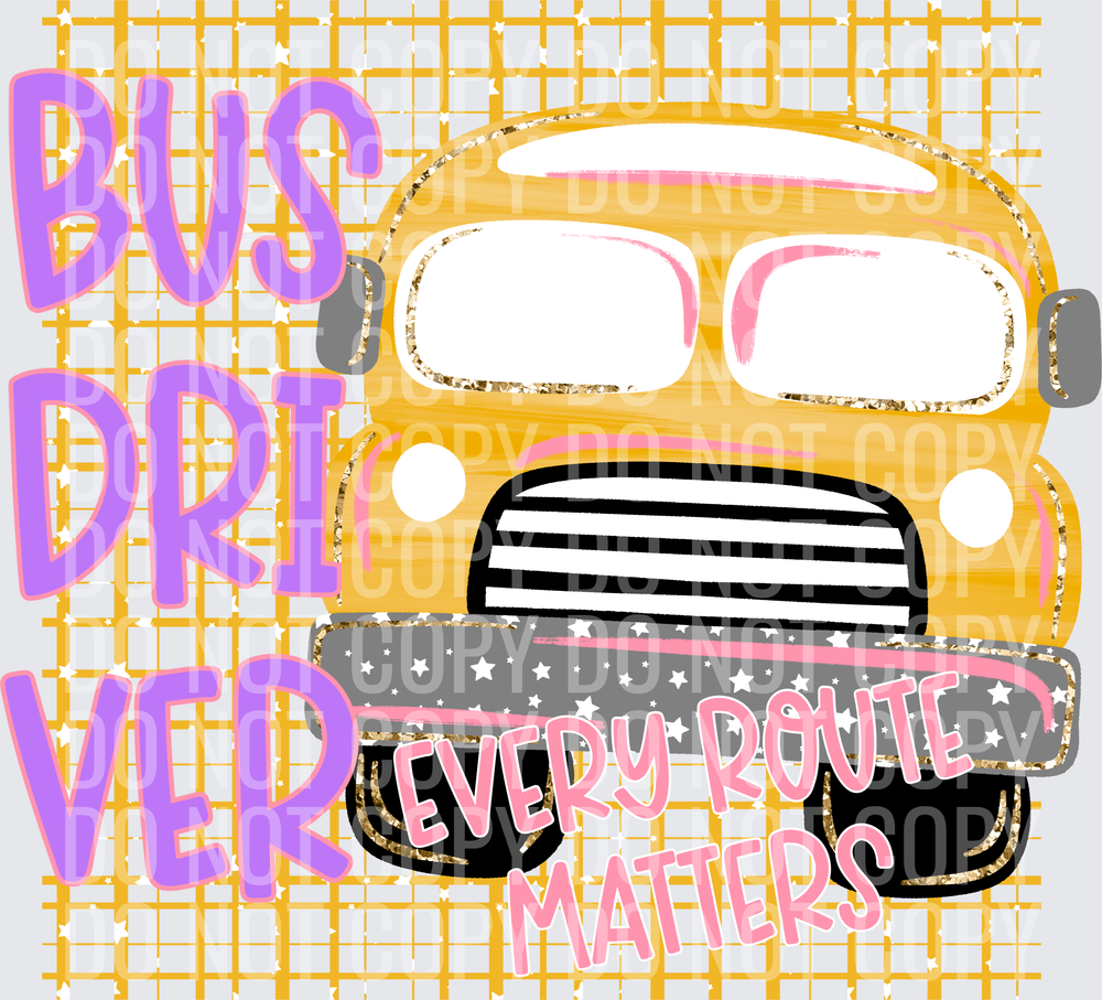 Bus driver every route matters