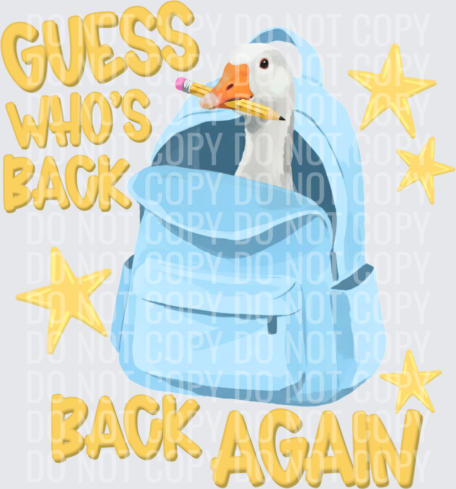 Guess who’s back boy version