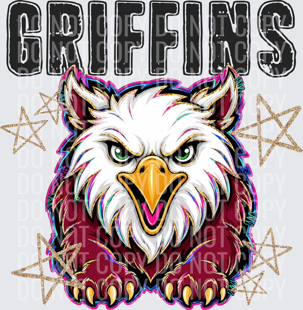 KayndiDesigns 08.26 Grunge Varsity Griffins