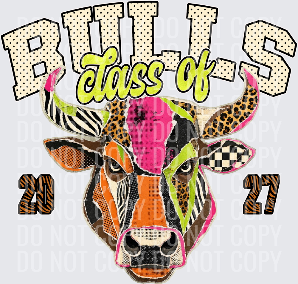 KayndiDesigns 10.26 Class of 2027 Bright Bulls