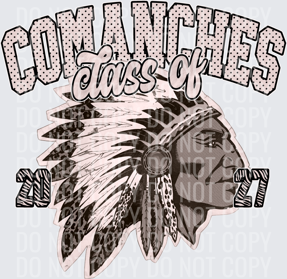KayndiDesigns 10.26 Class of 2027 Neutral Comanches