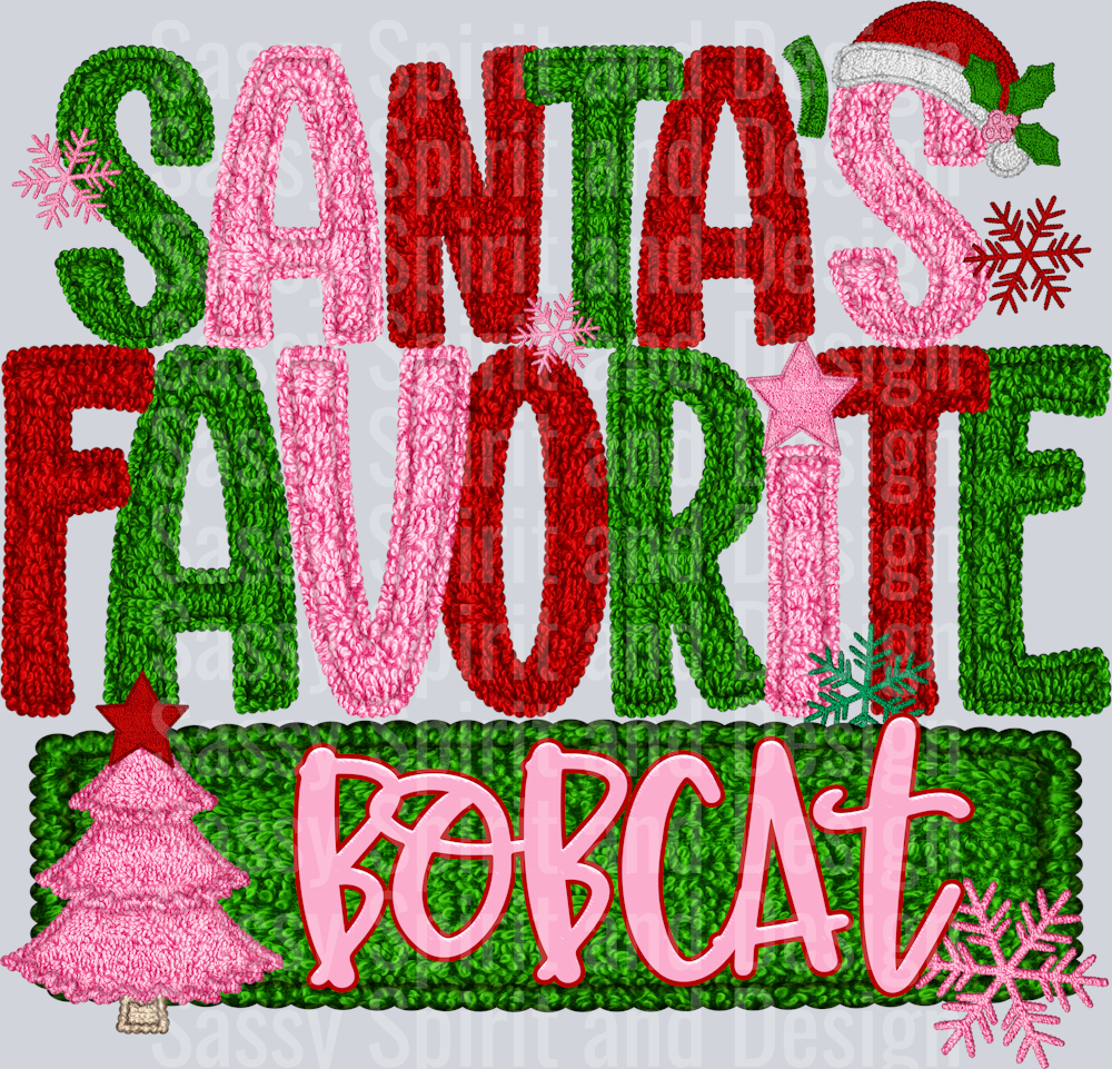 SANTAS FAVORITE BOBCAT