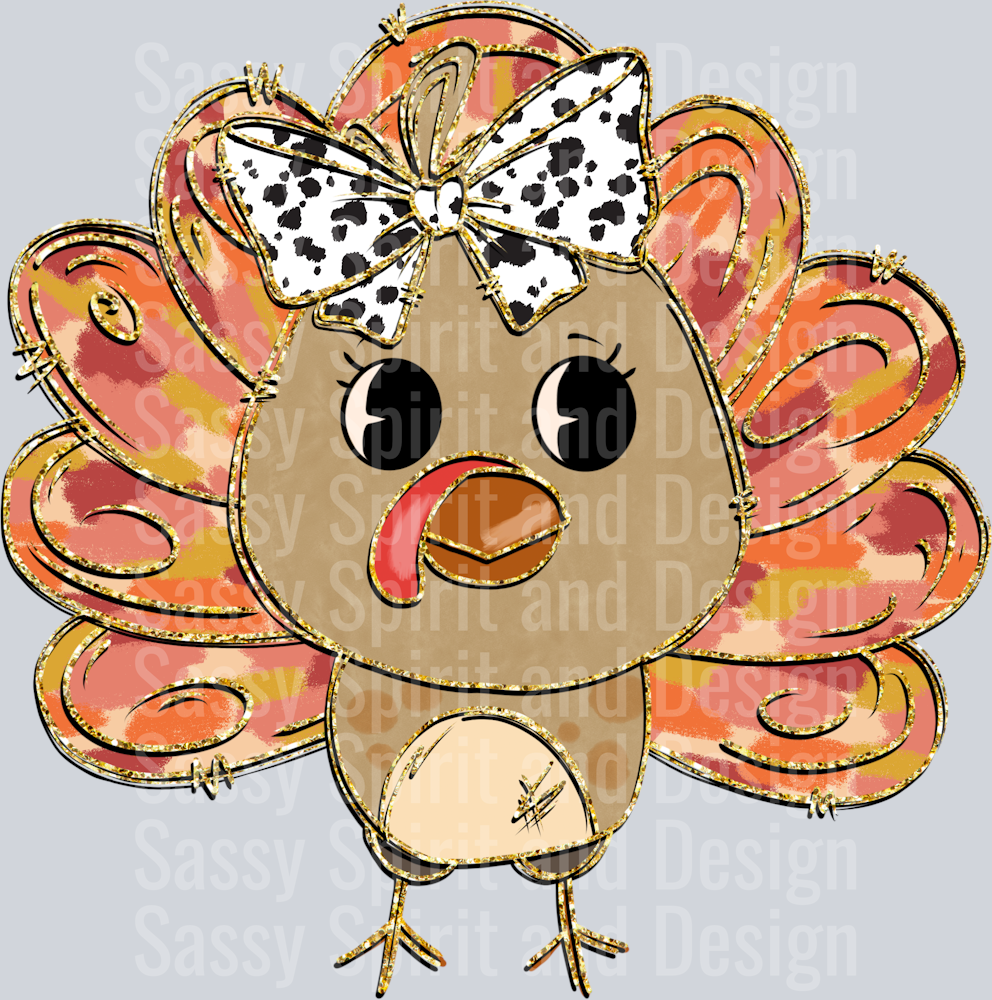 COLORFUL TURKEY MOCK GOLD AND SPOTS