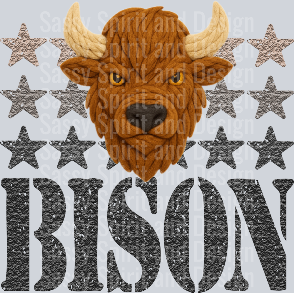 YARN MASCOTS BISON