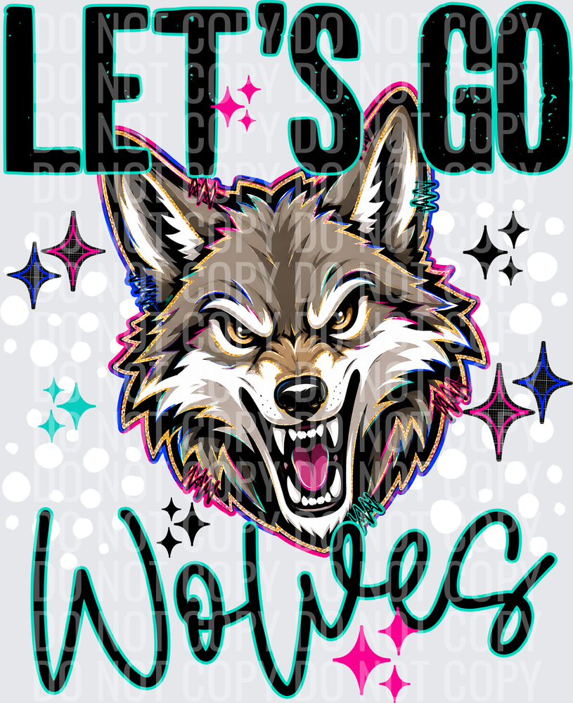 LETS GO MASCOTS WOLVES