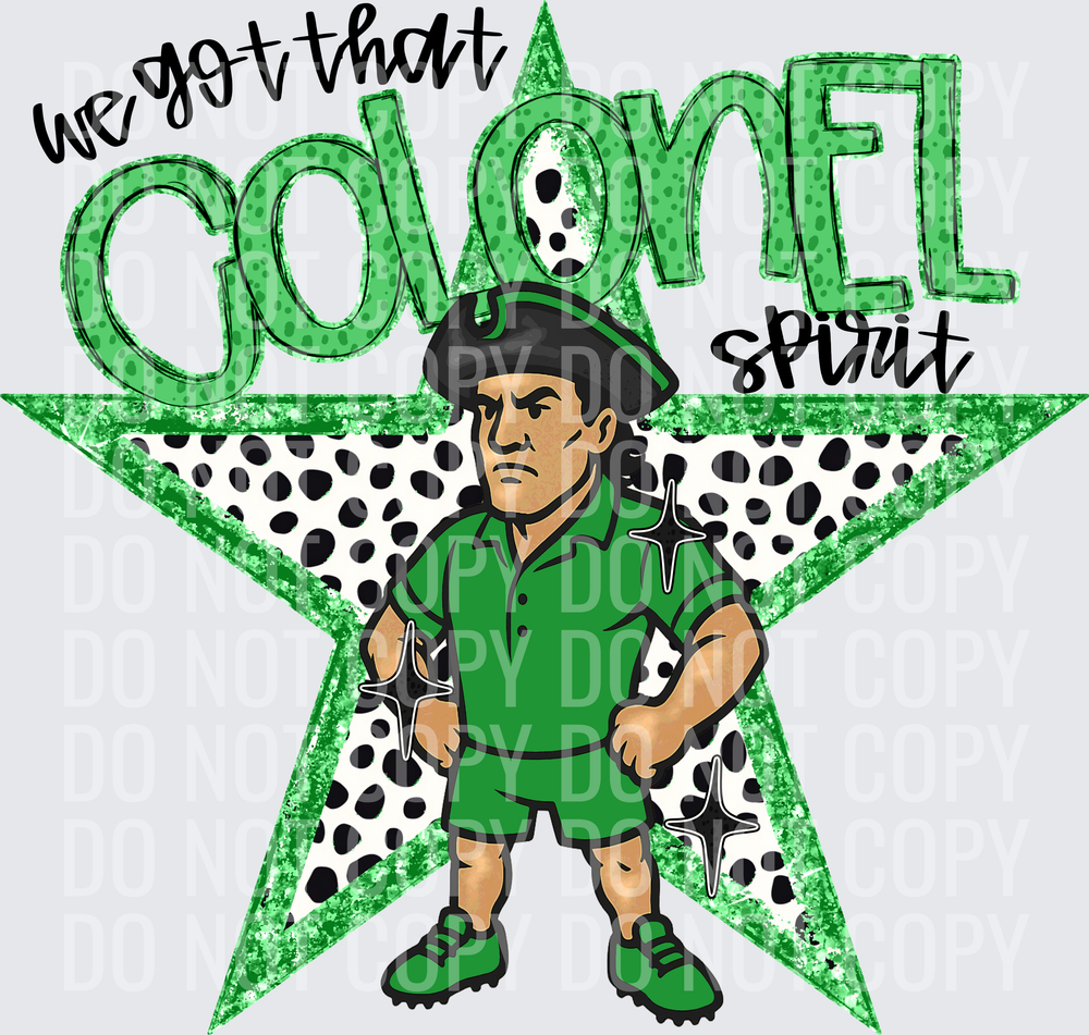KayndiDesigns 09.26 We Got That Spirit Colonel Green