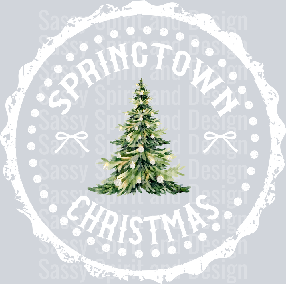 SPRINGTOWN CHRISTMAS STAMP
