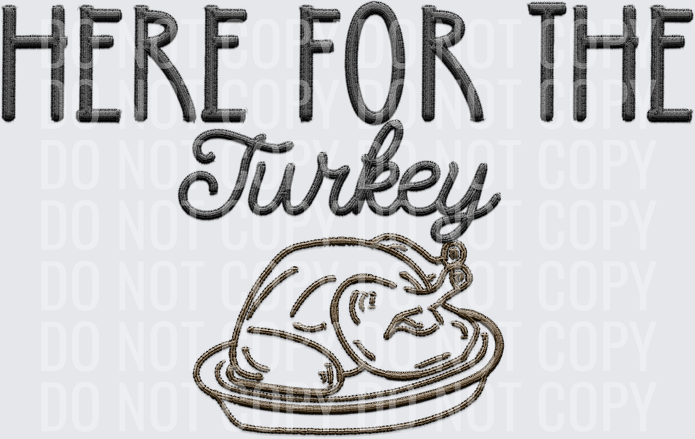 here for the turkey