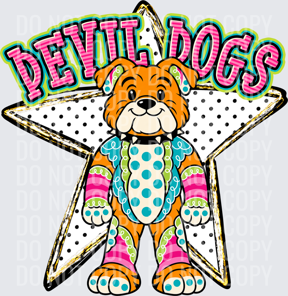 KayndiDesigns 10.26 Pattern Parade Star Devil Dogs