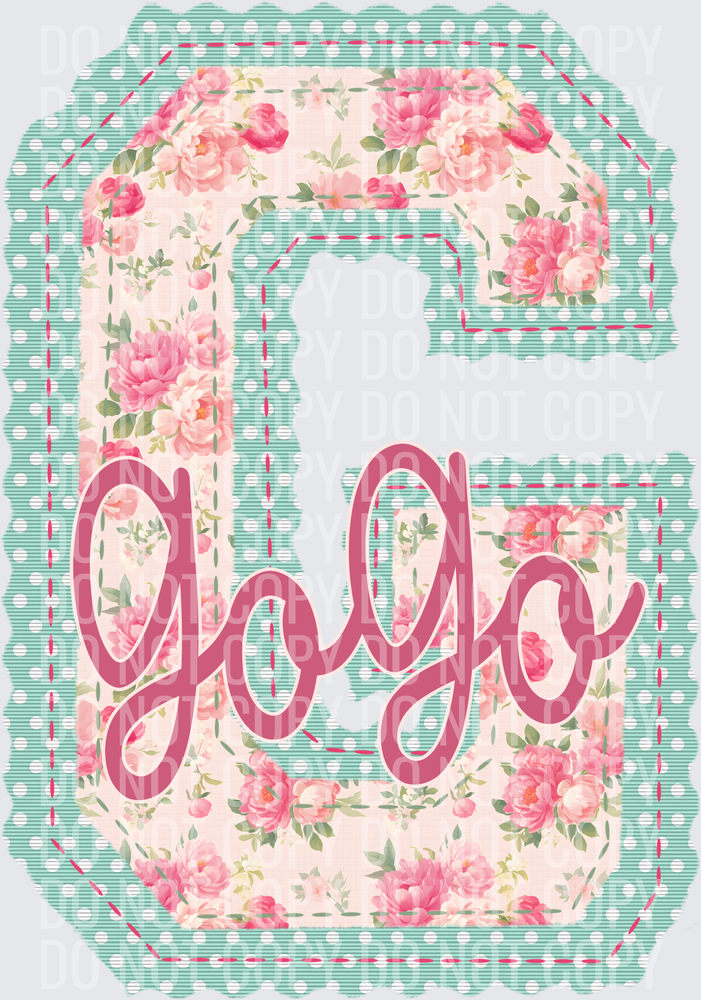 G GOGO SWEET VINTAGE FAMILY NAMES MOCK