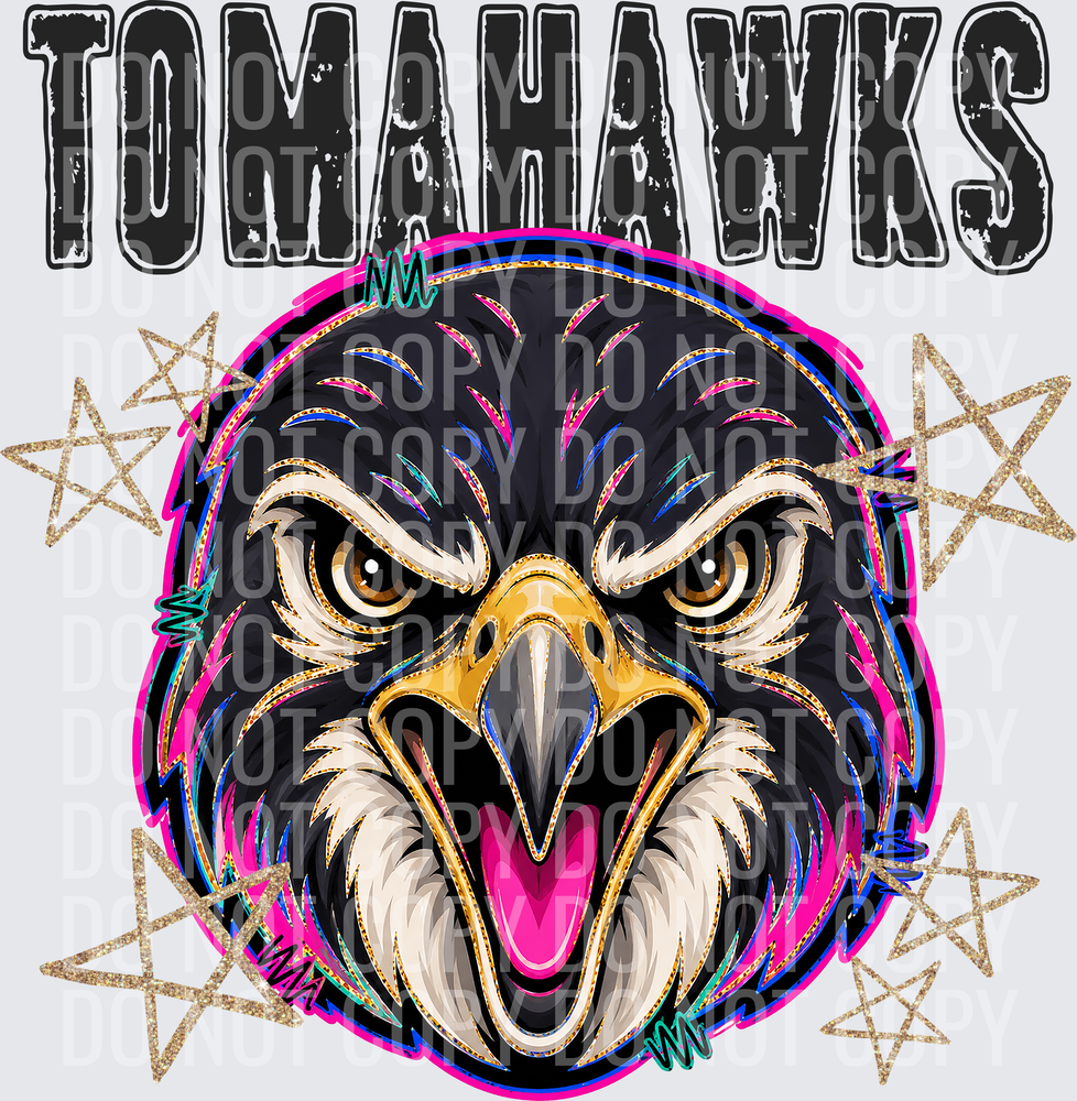 KayndiDesigns 08.26 Grunge Varsity Tomahawks
