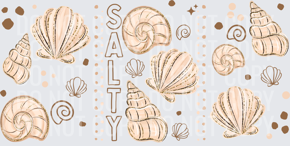 Tan Salty shells 16oz wrap