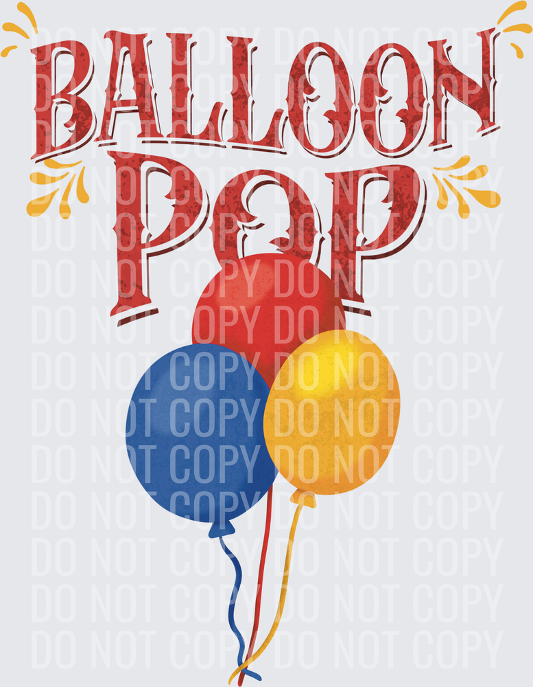 carnival  balloon pop