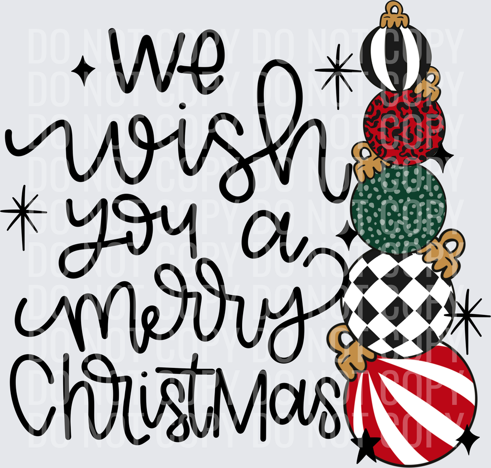 we wish you a merry christmas