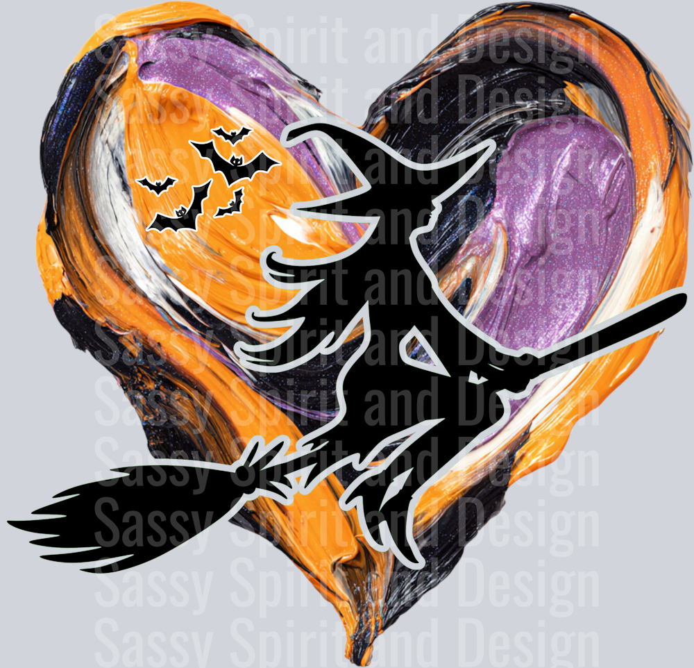 Witch painted heart 300dpi