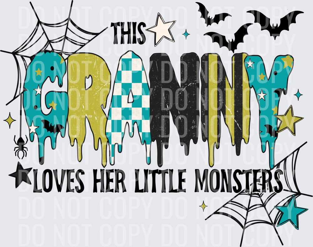 This granny loves her little monsters