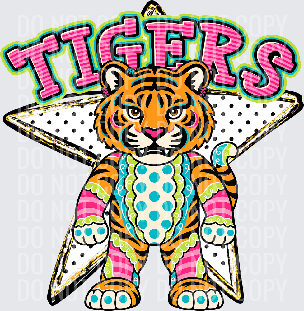 KayndiDesigns 10.26 Pattern Parade Star Tigers 2
