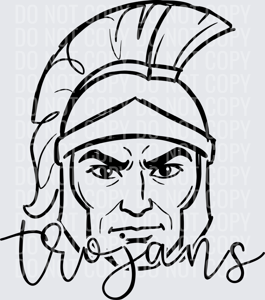 TROJANS black 300dpi