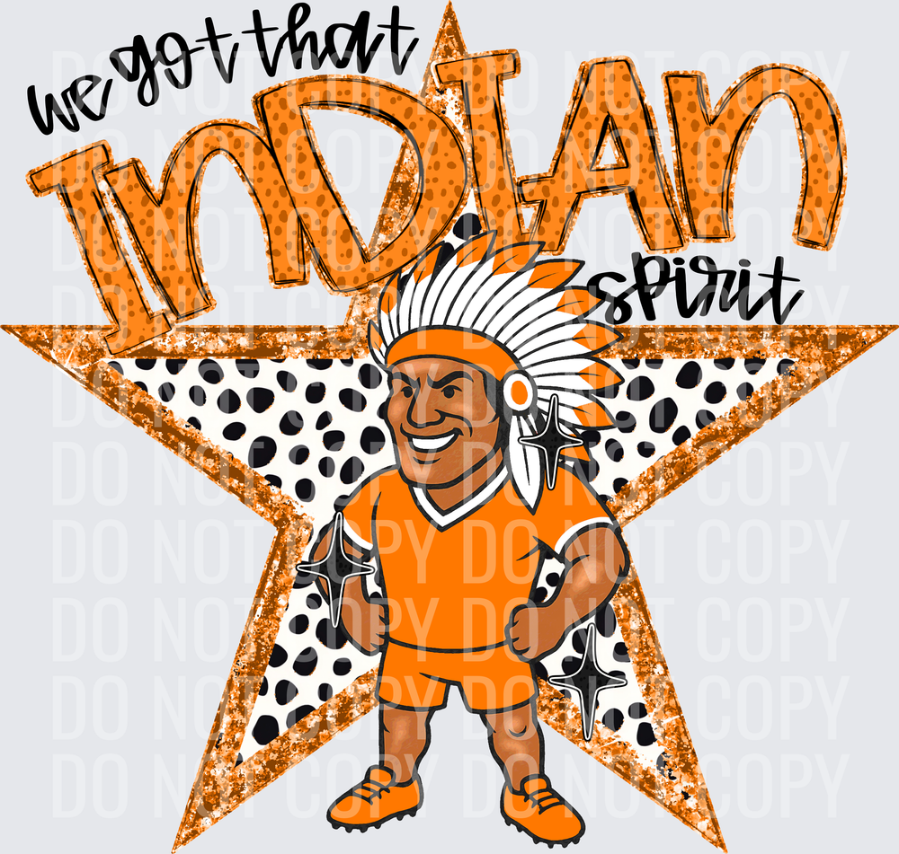KayndiDesigns 09.26 We Got That Spirit Indian Orange