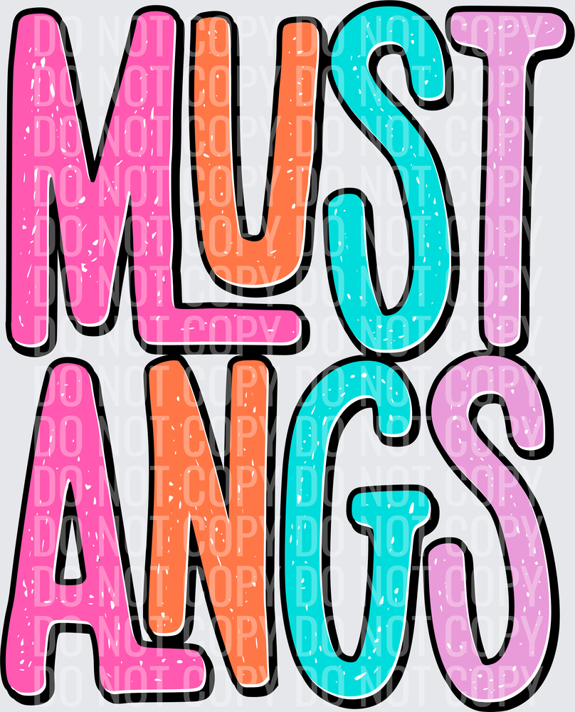 MustangsStackedColorful
