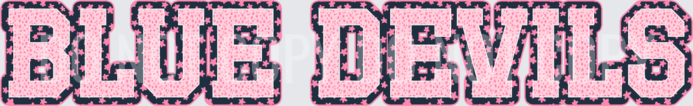 KayndiDesigns 08.26 Varsity Stars Blue Devils