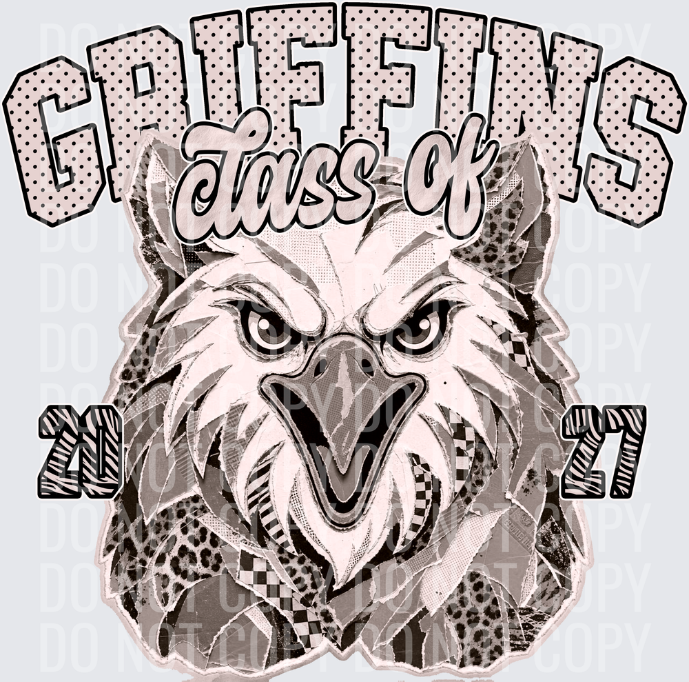 KayndiDesigns 10.26 Class of 2027 Neutral Griffins